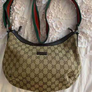 Gucci Monogram Cloth Canvas Crossbody